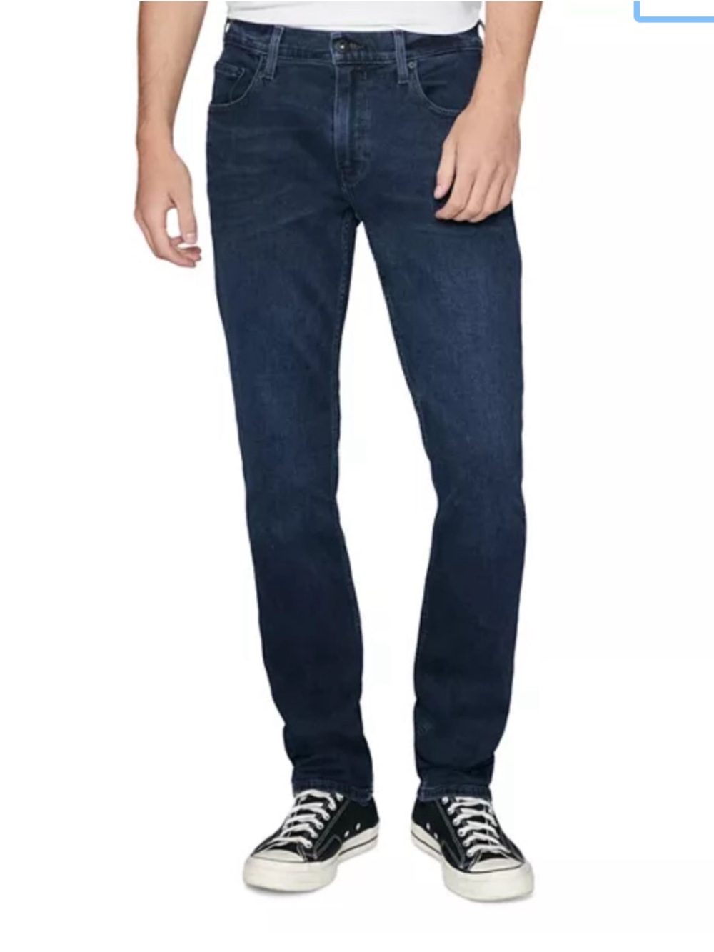 Mens Paige denim jeans Federal slim straight medium wash stretch 5 pocket 34